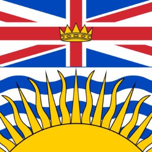 British Columbia Province 3x5 Nylon Flag
