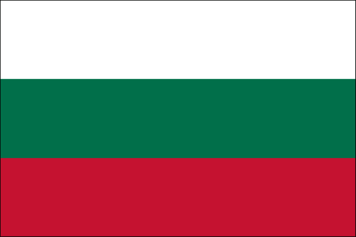 Bulgaria Nylon Flag