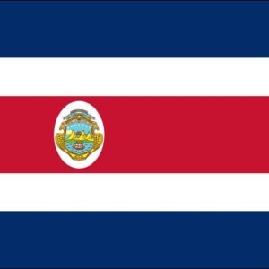 Costa Rico Nylon Flag w/Seal
