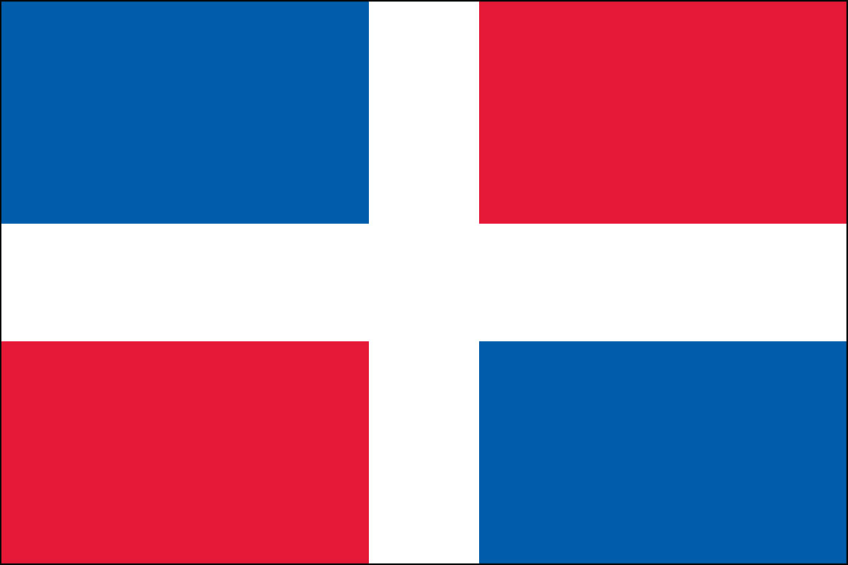 Dominican Republic Nylon Flag