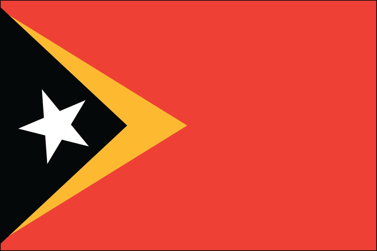 East Timor Nylon Flag