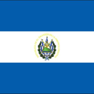 El Salvador Nylon Flag w/Seal