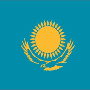 Kazakhstan Nylon Flag