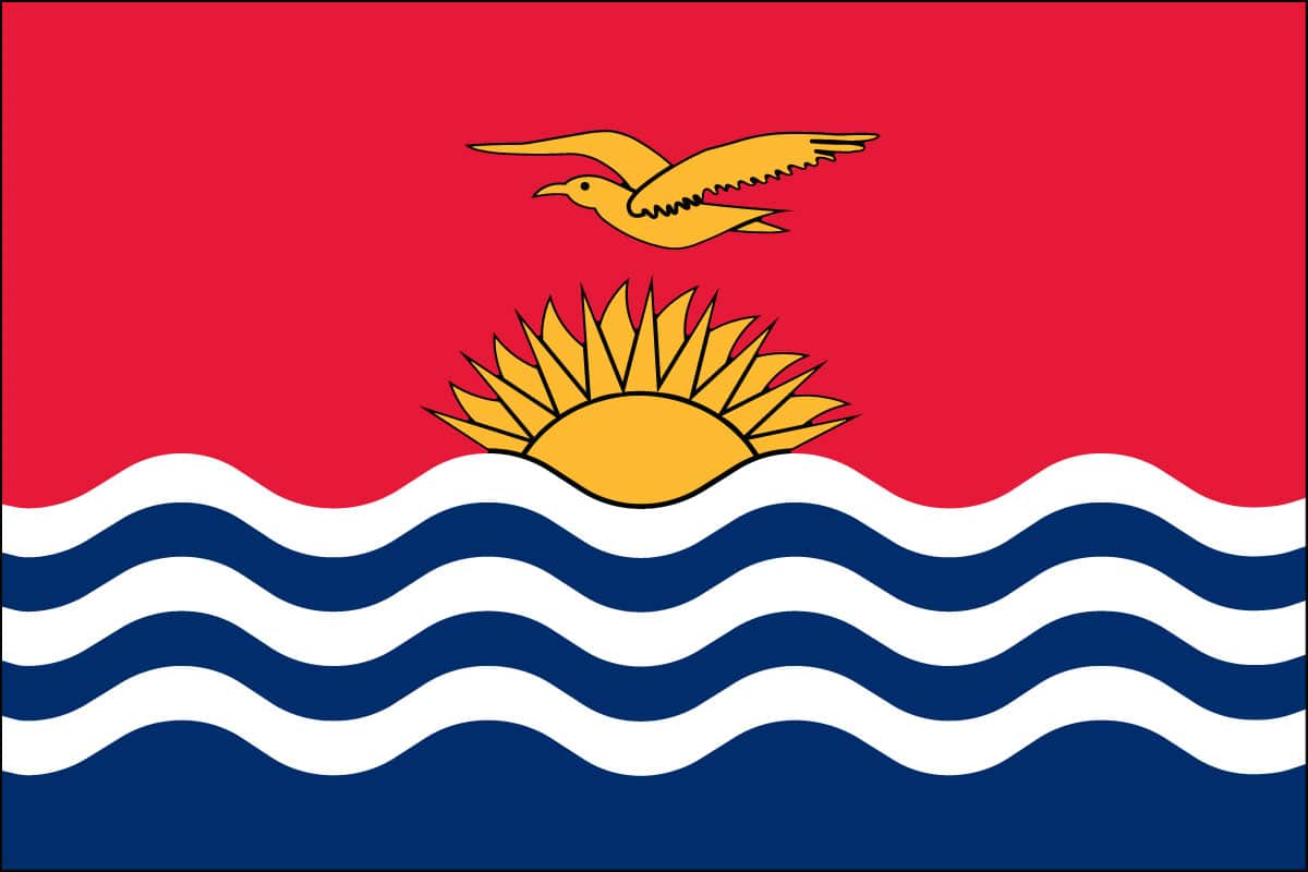 Kiribata Nylon Flag