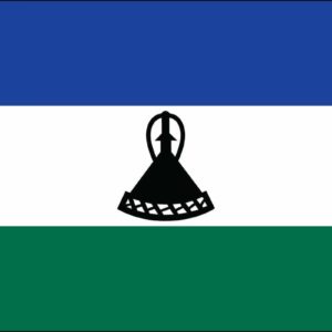 Lesotho Nylon Flag