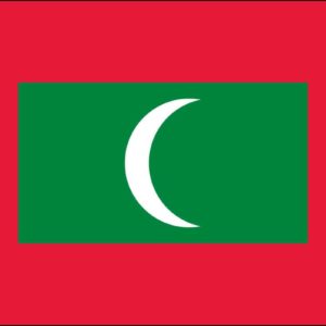 Maldives Nylon Flag