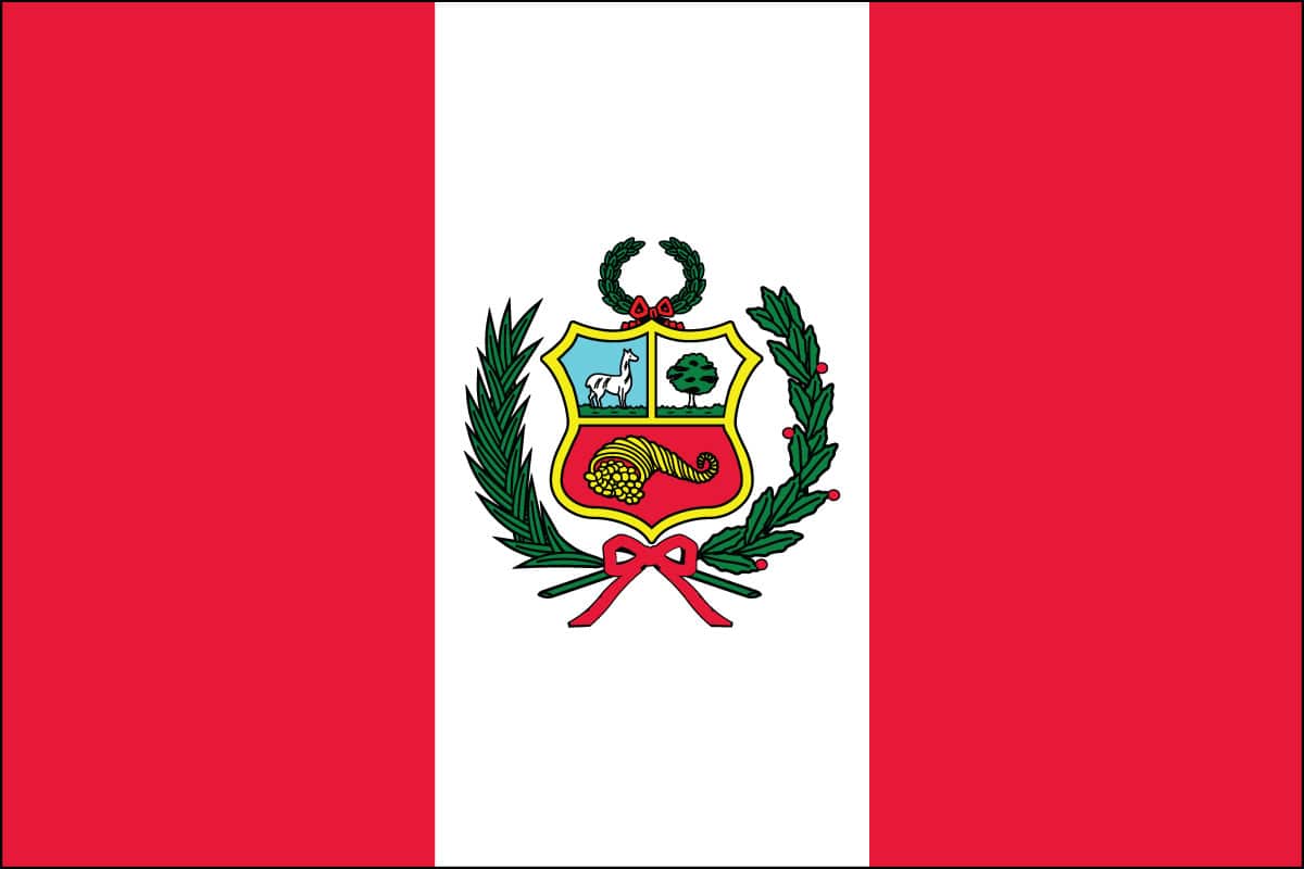 Peru Nylon Flag