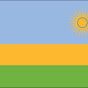Rwanda Nylon Flag