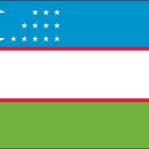 Uzbekistan Nylon Flag
